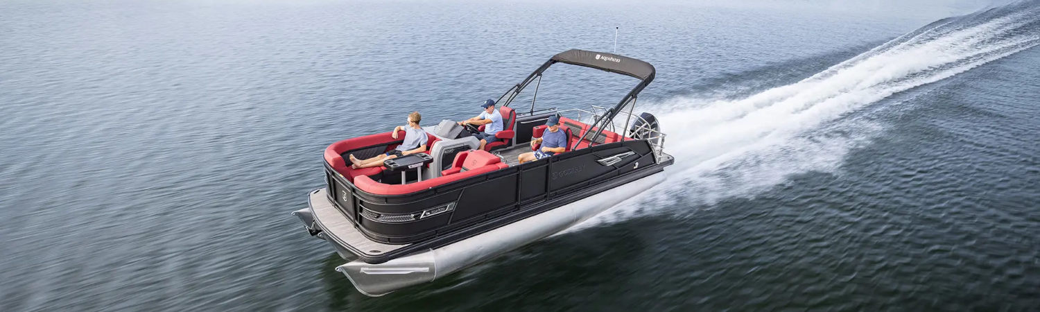 2025 Godfrey Pontoon Boats Aquapatio Lounge for sale in Coralville Lake Marina, Iowa City, Iowa